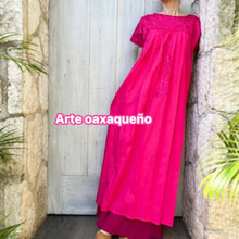 Load image into Gallery viewer, Handmade Embroidered Pink Dress