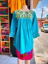 Load image into Gallery viewer, Handmade Long Sleeve Smocked Blouse
