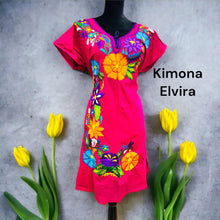 Load image into Gallery viewer, Handmade Embroidered Dress (Kimono Dress)
