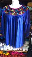 Load image into Gallery viewer, Handmade Long Sleeve Smocked Blouse
