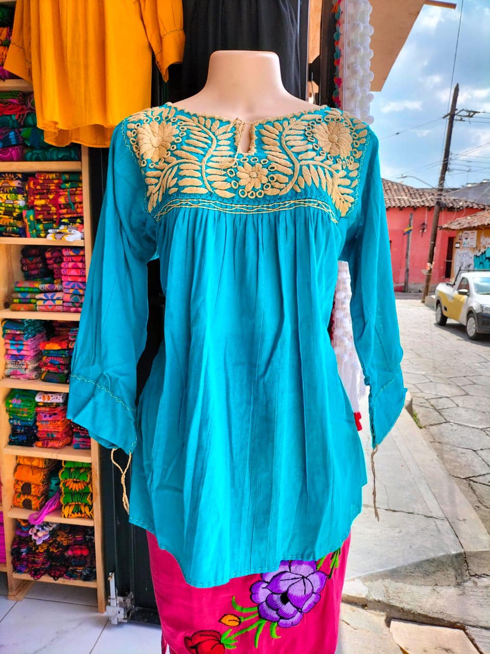 Handmade Blouse With Sleeves.