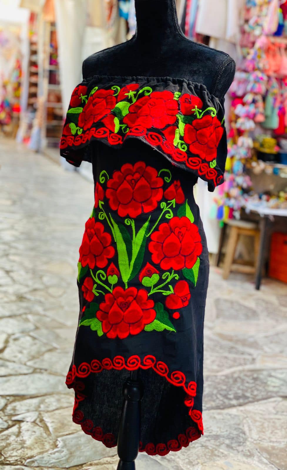 Handmade Embroidered Chiapas Dress