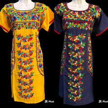 Load image into Gallery viewer, Handmade Embroidered Chiapas Dress
