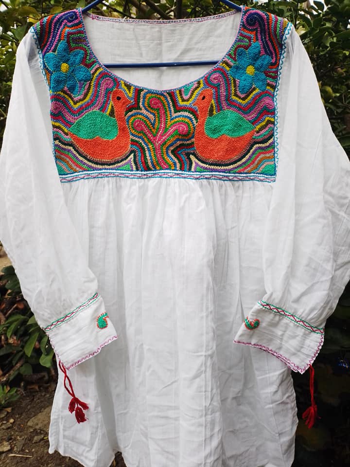 Handmade Embroidered Chiapas Blouse