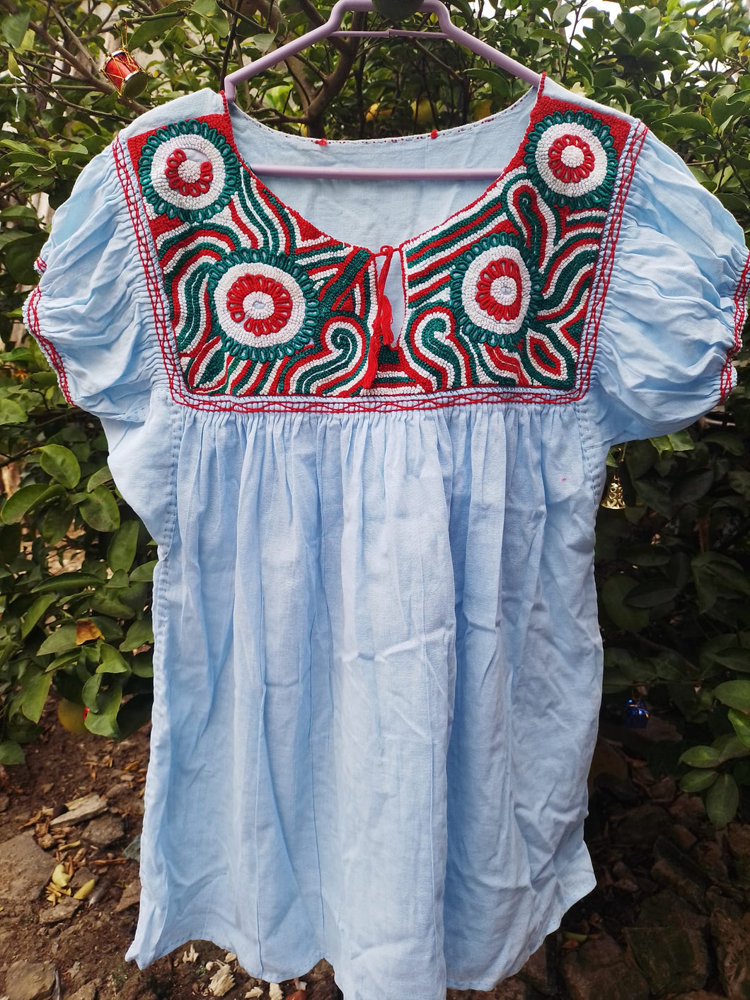 Handmade Embroidered Chiapas Blouse