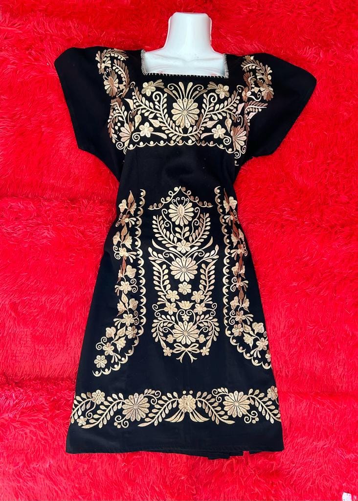 Handmade Embroidered Chiapas Dress