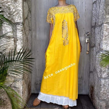 Load image into Gallery viewer, Handmade Embroidered Oaxacan Sun Dress
