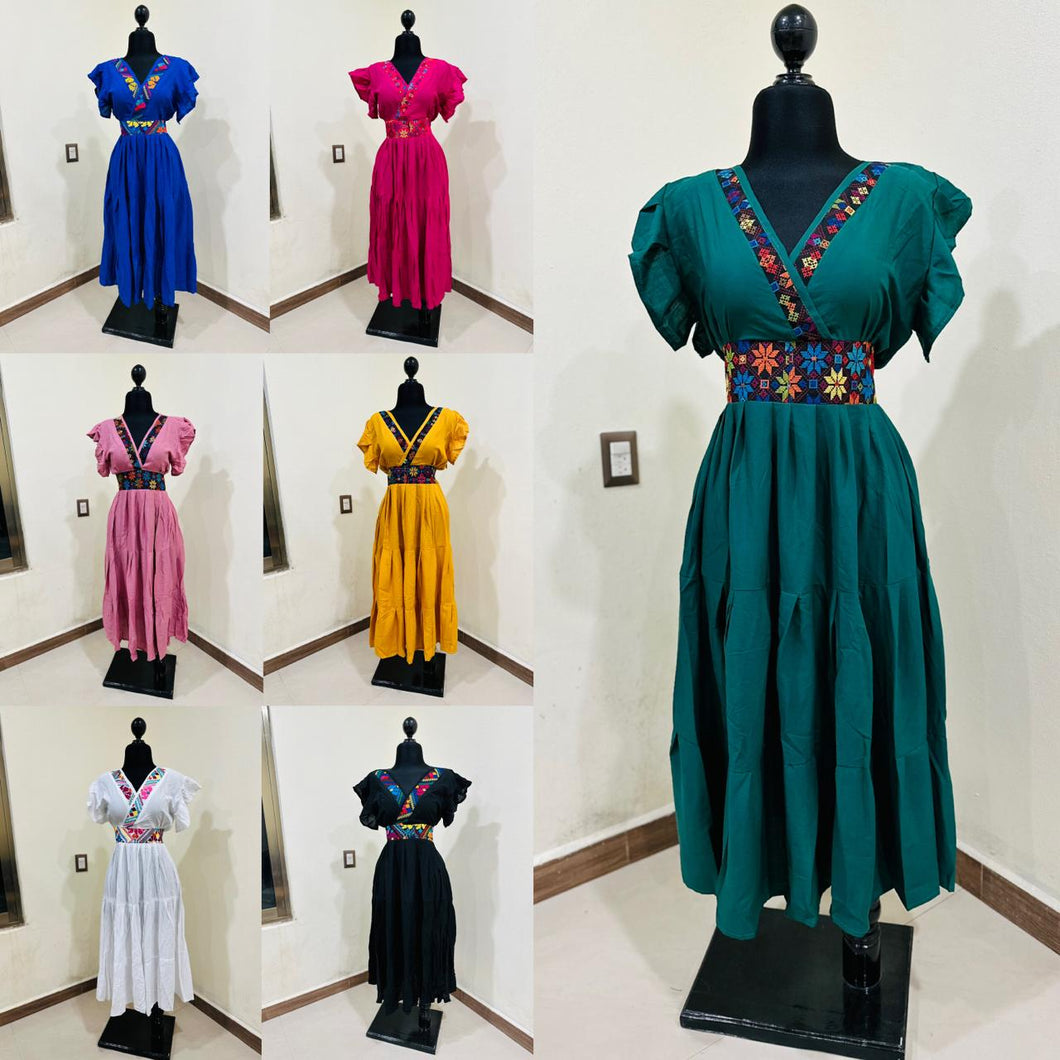 Handmade Embroidered Dress
