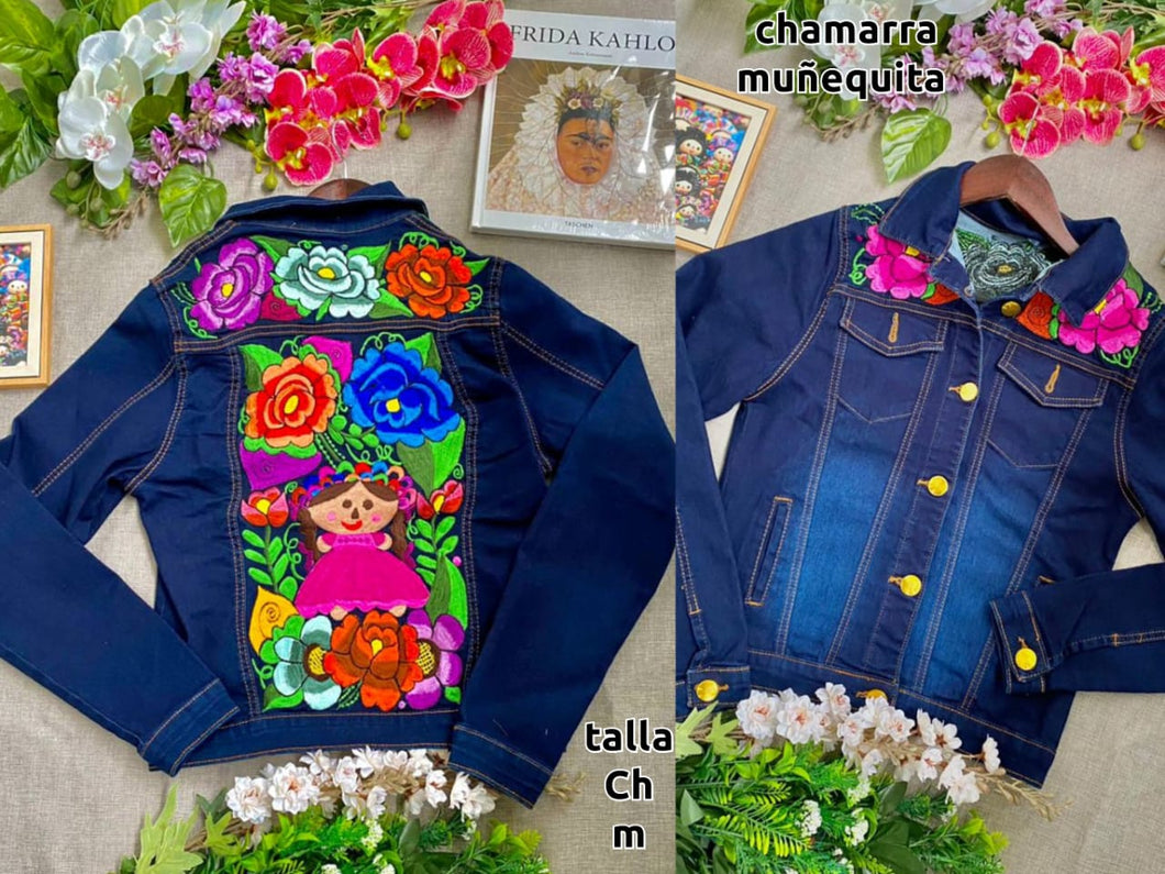 Embroidered Muñequita Jacket Made in Chiapas