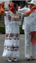 Load image into Gallery viewer, Handmade Embroidered Oaxaca Dress
