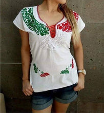 Load image into Gallery viewer, Handmade Embroidered Blouse
