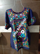 Load image into Gallery viewer, Handmade Oaxaca Purple Blouse
